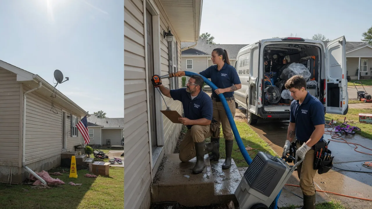 Ceiling Water Damage Restoration in Chaseburg, WI near me